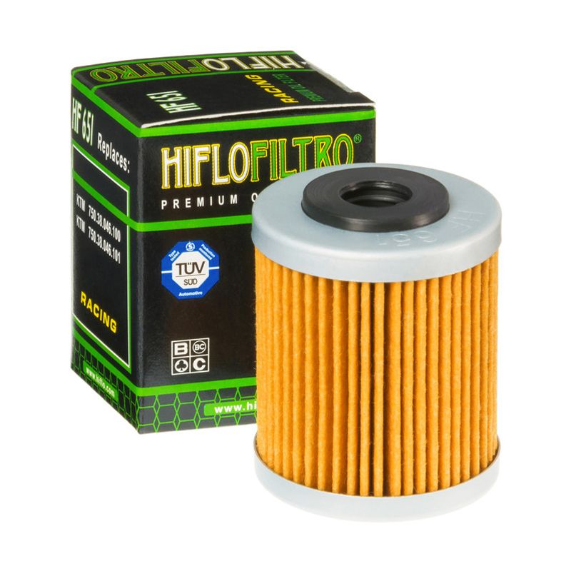 Image of Filtre à huile HifloFiltro HF651 court Type origine