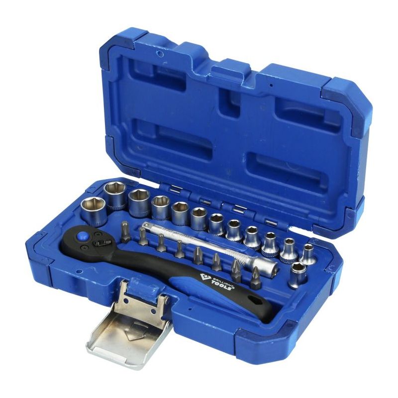 Douille Brilliant Tools Coffret et cliquets 1/4'', 23 pcs
