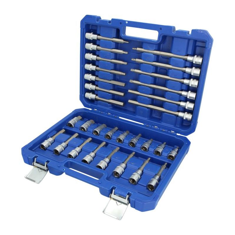 Douille Brilliant Tools tournevis 1/2'', 6 pans, 30 pcs