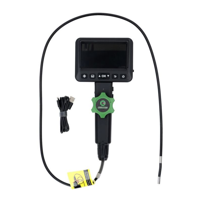 Vidéoscope Competition by KS HD avec sonde de caméra frontale flexible 180° et 0° Ø 6,0 mm