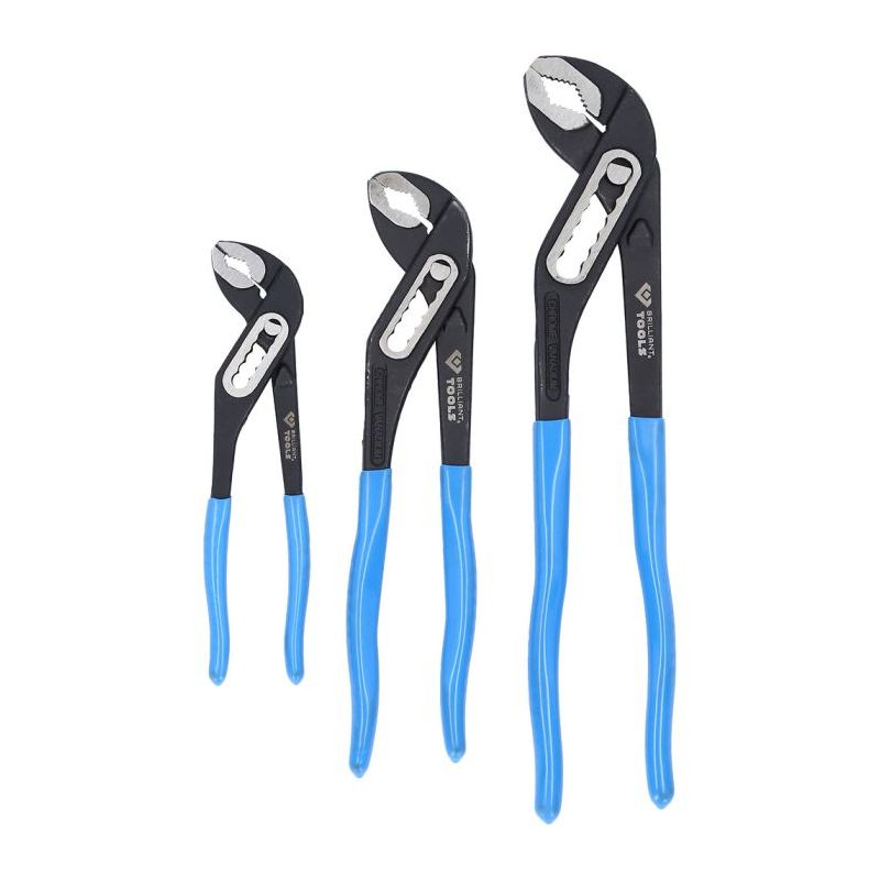 Pince multiprise Brilliant Tools Jeu de 3, 7'' - 10'' - 12''