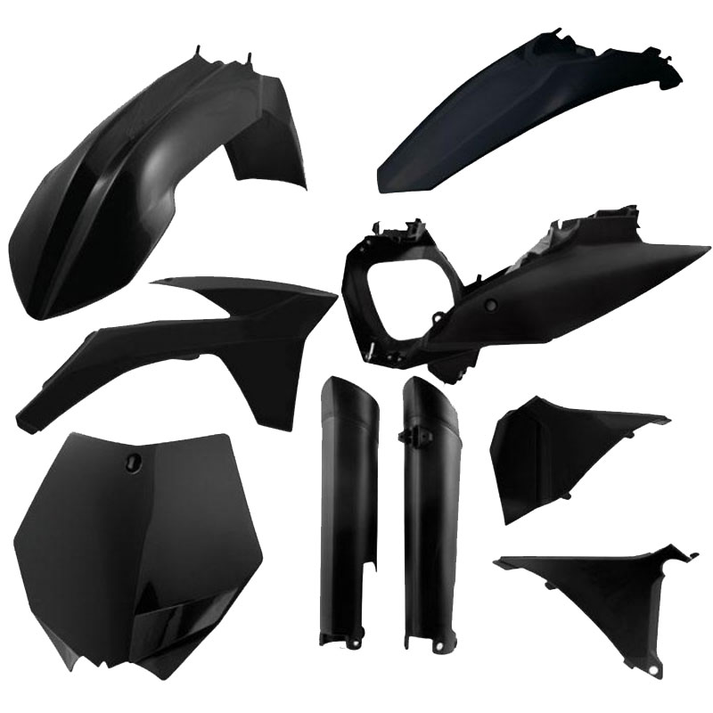 Kit plastiques Acerbis Full couleur noir
