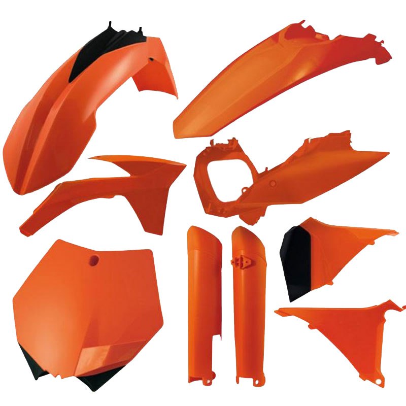 Kit plastiques Acerbis Full couleur orange