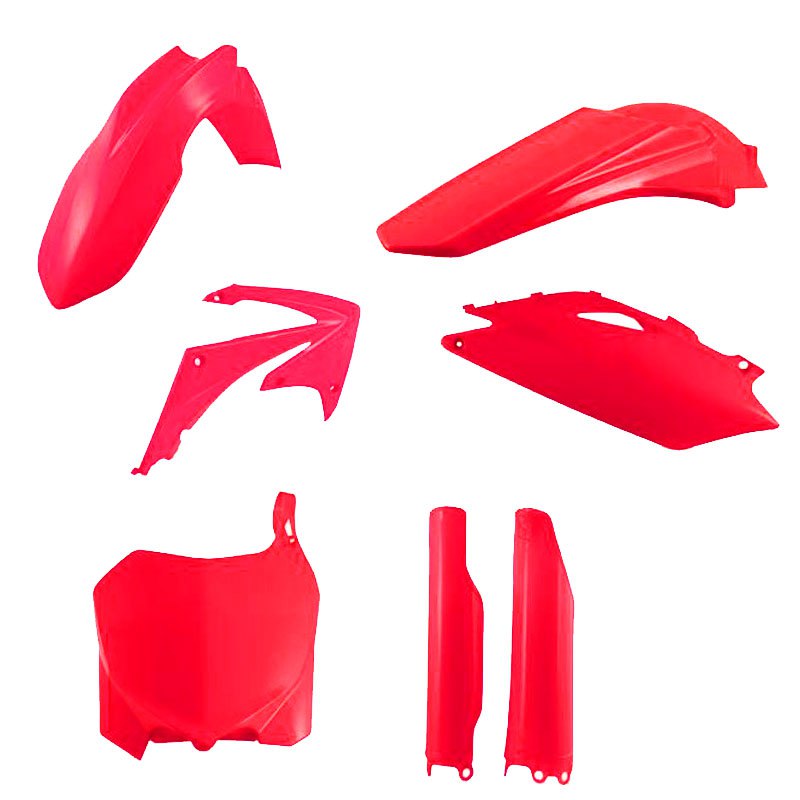 Kit Plastiques Acerbis Full Couleur Rouge