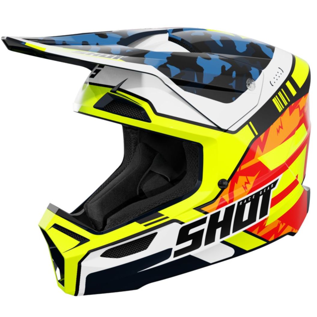 Casque cross Shot FURIOUS ENFANT - FLASH