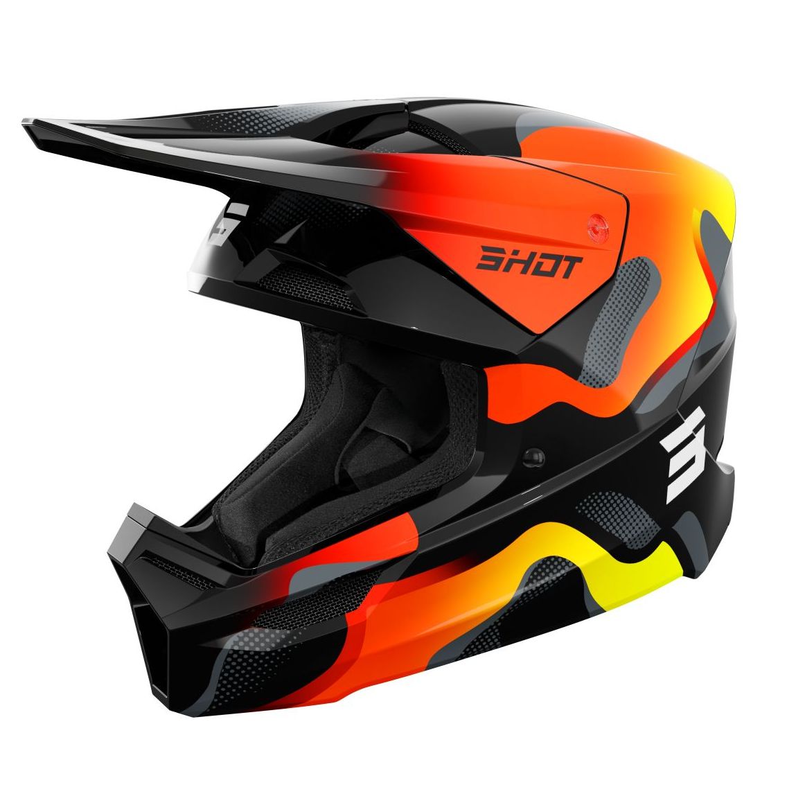 Casque cross Shot FURIOUS - ZEBRA 2026