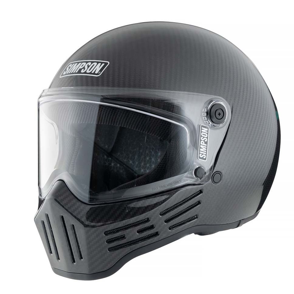 Casque intégral Simpson M30 SLIPLINE SOLID CARBON