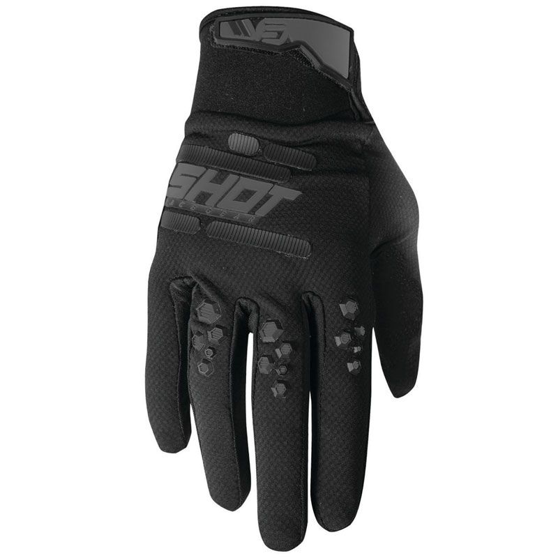 Gants Enduro Shot VISION - BLACK 2023