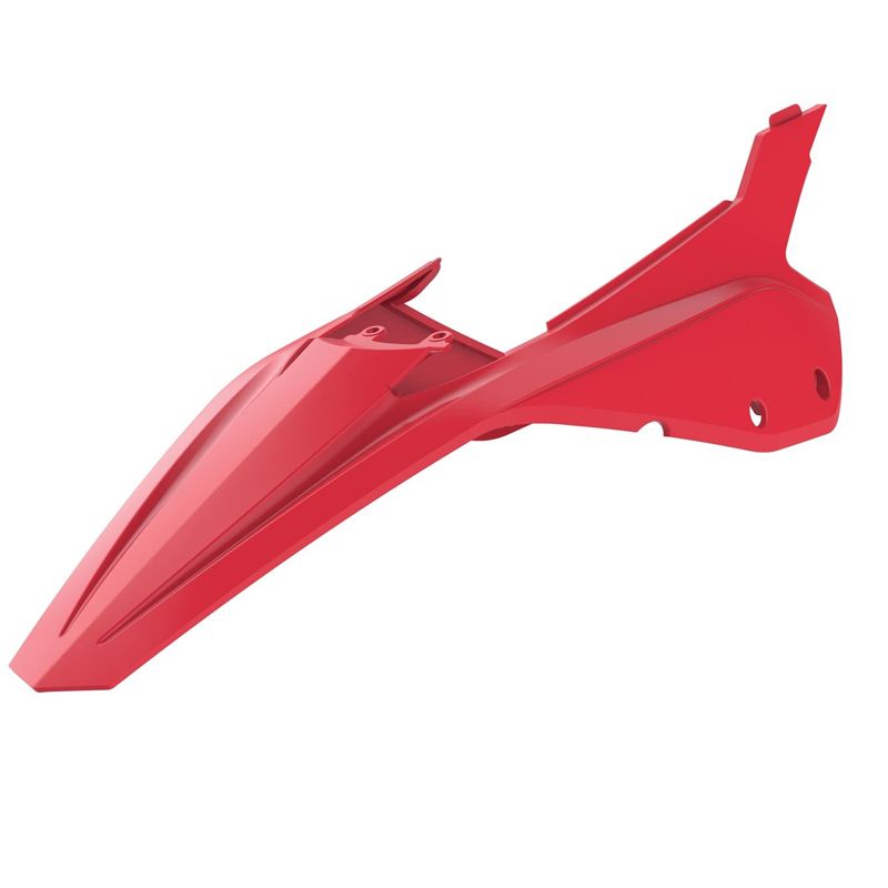 Garde boue Polisport ARRIERE COULEUR ROUGE AVEC PLAQUES LATERALES