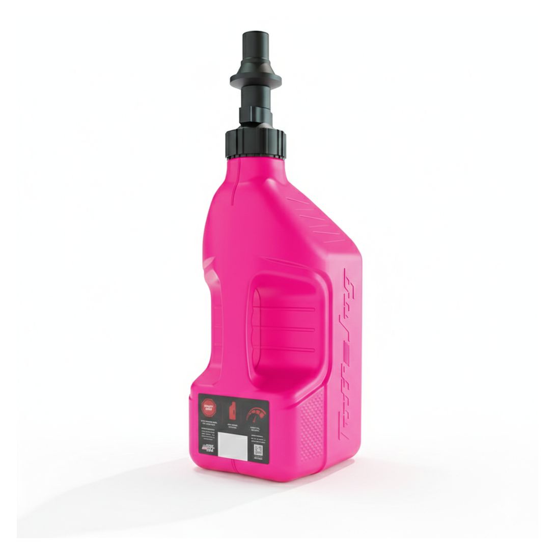 Jerrican Tuff Jug rose avec bouchon Ripper 2.5G/10L
