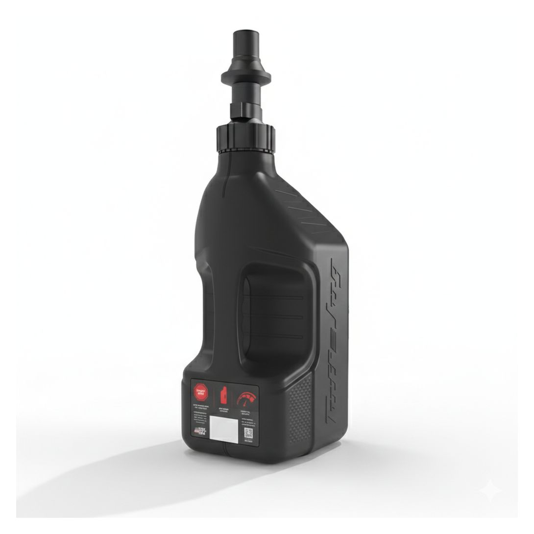 Jerrican Tuff Jug noir avec bouchon Ripper 2.5G/10L