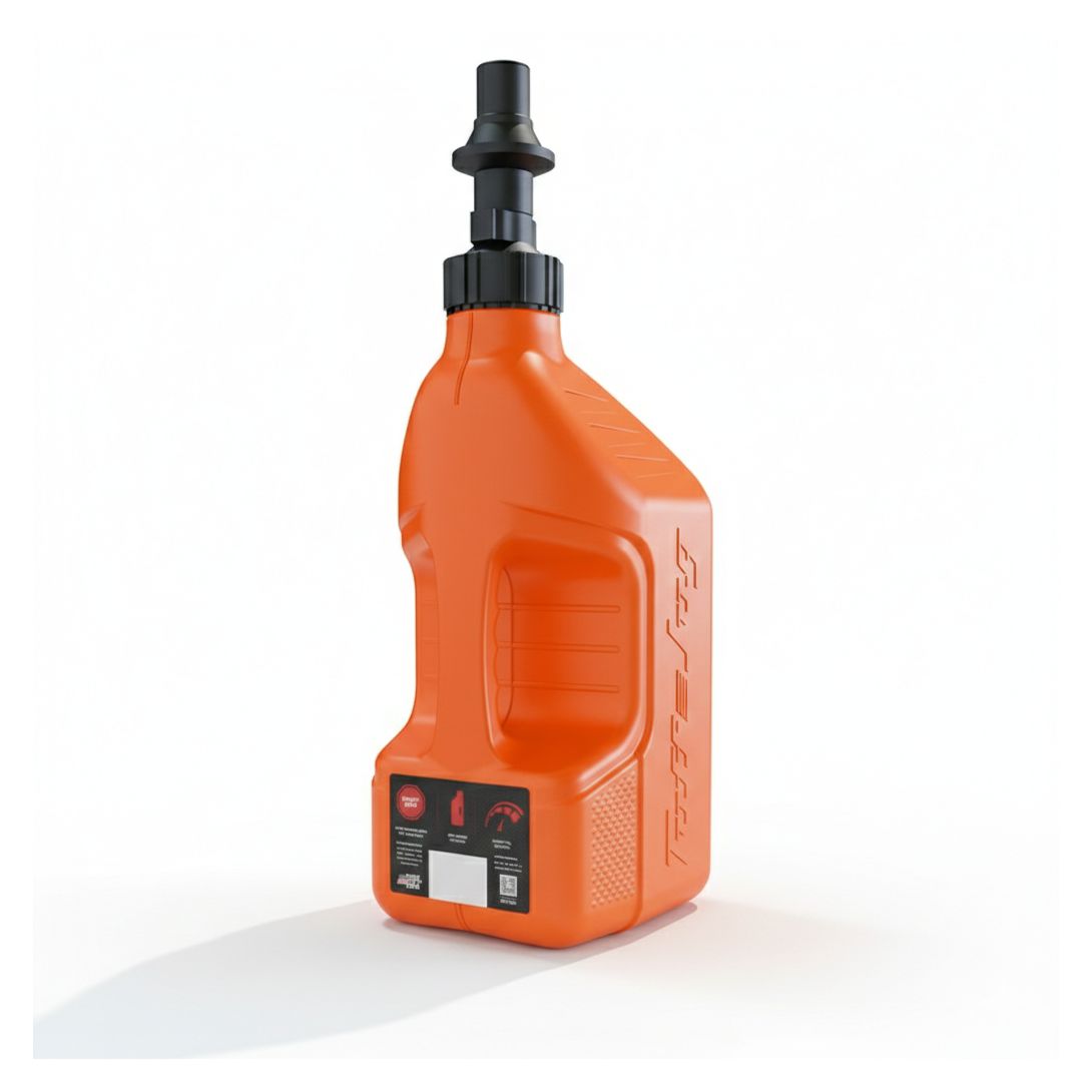 Jerrican Tuff Jug orange avec bouchon Ripper 2.5G/10L