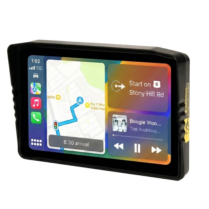 Ecran connecté Motoblouz tactile compatible Carplay®/Android Auto? 6.2" Moto IP67