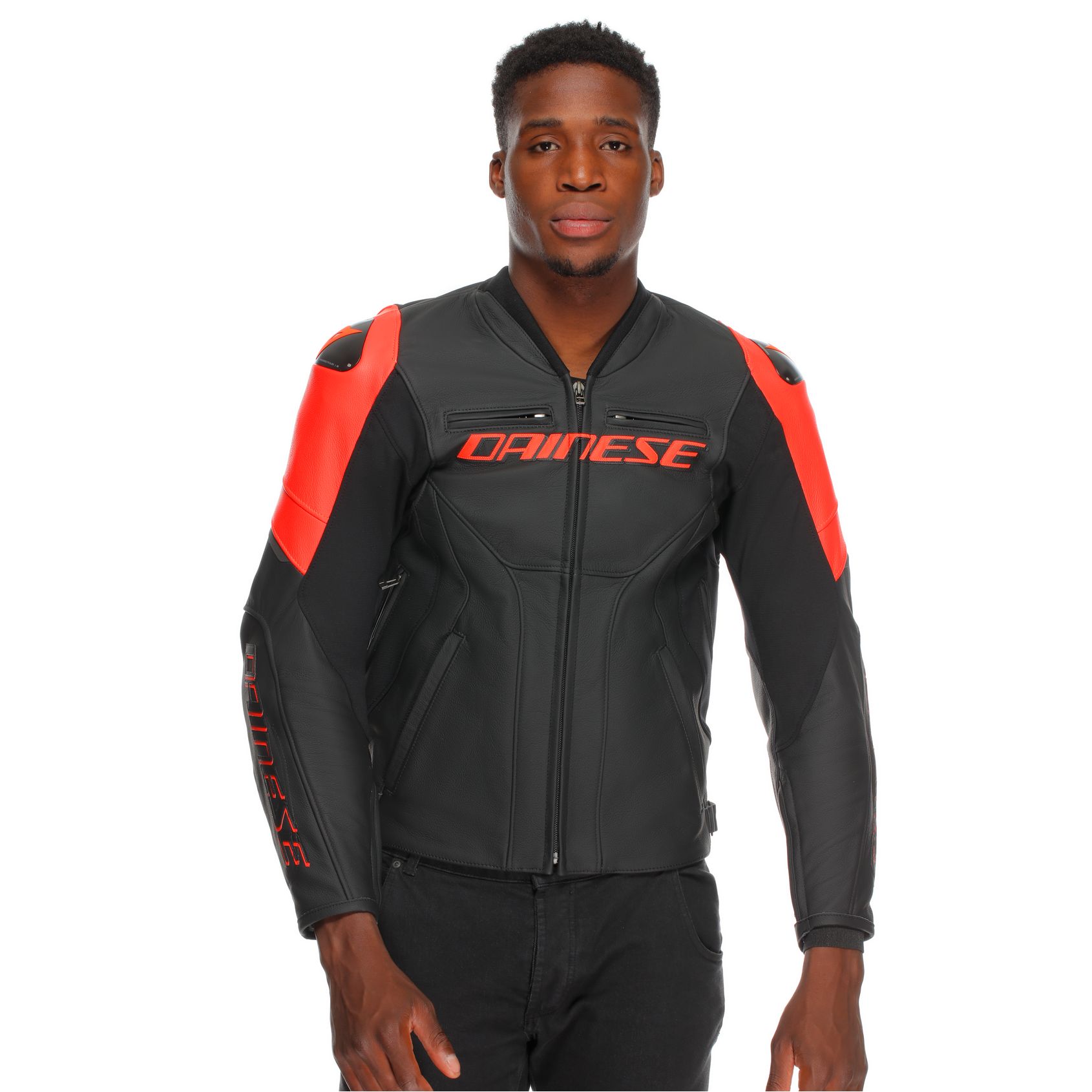 DAINESE Blouson Moto Dainese RACING 5 — noir et rouge