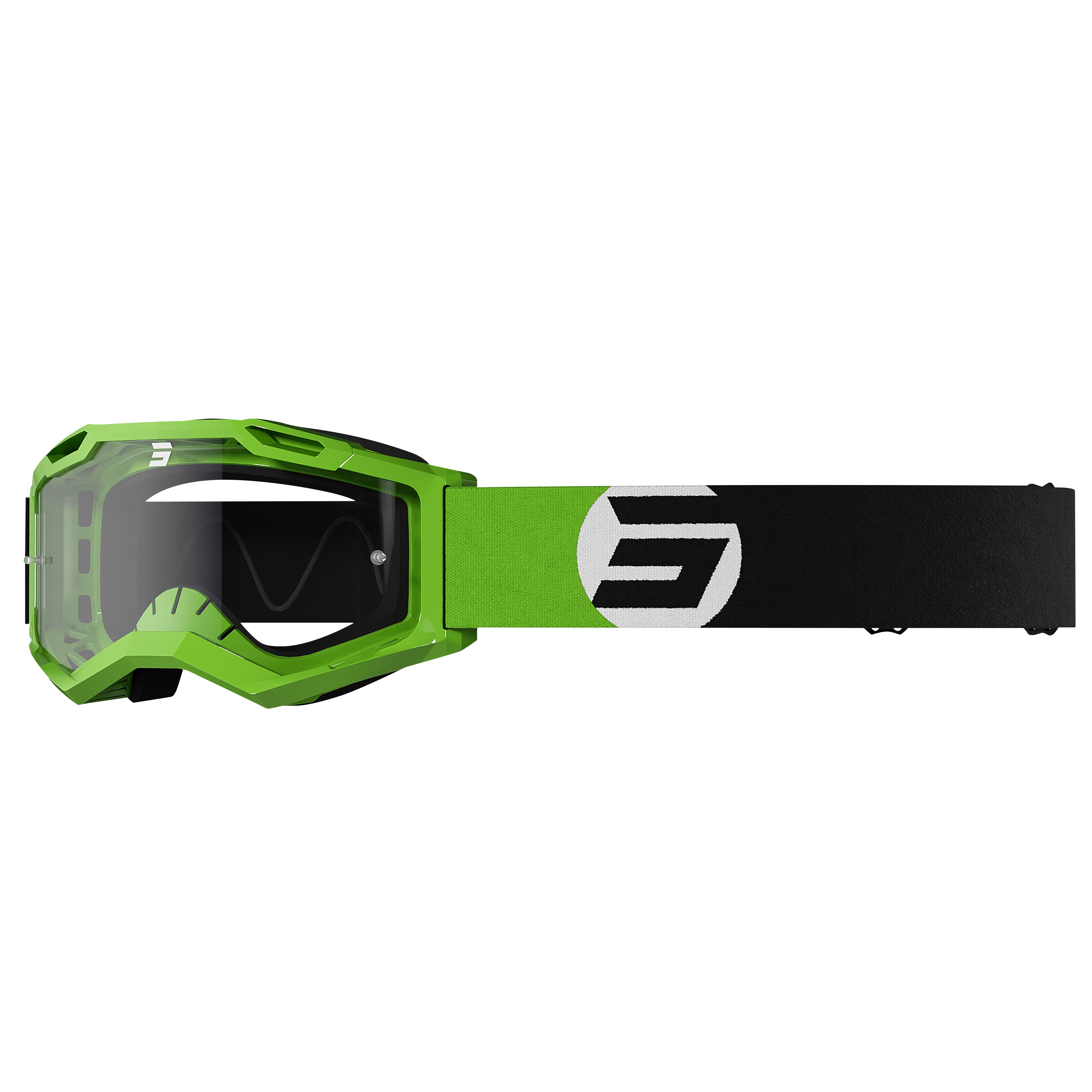 Masque cross Shot ASSAULT 2.0 - ASTRO GREEN GLOSSY 2022