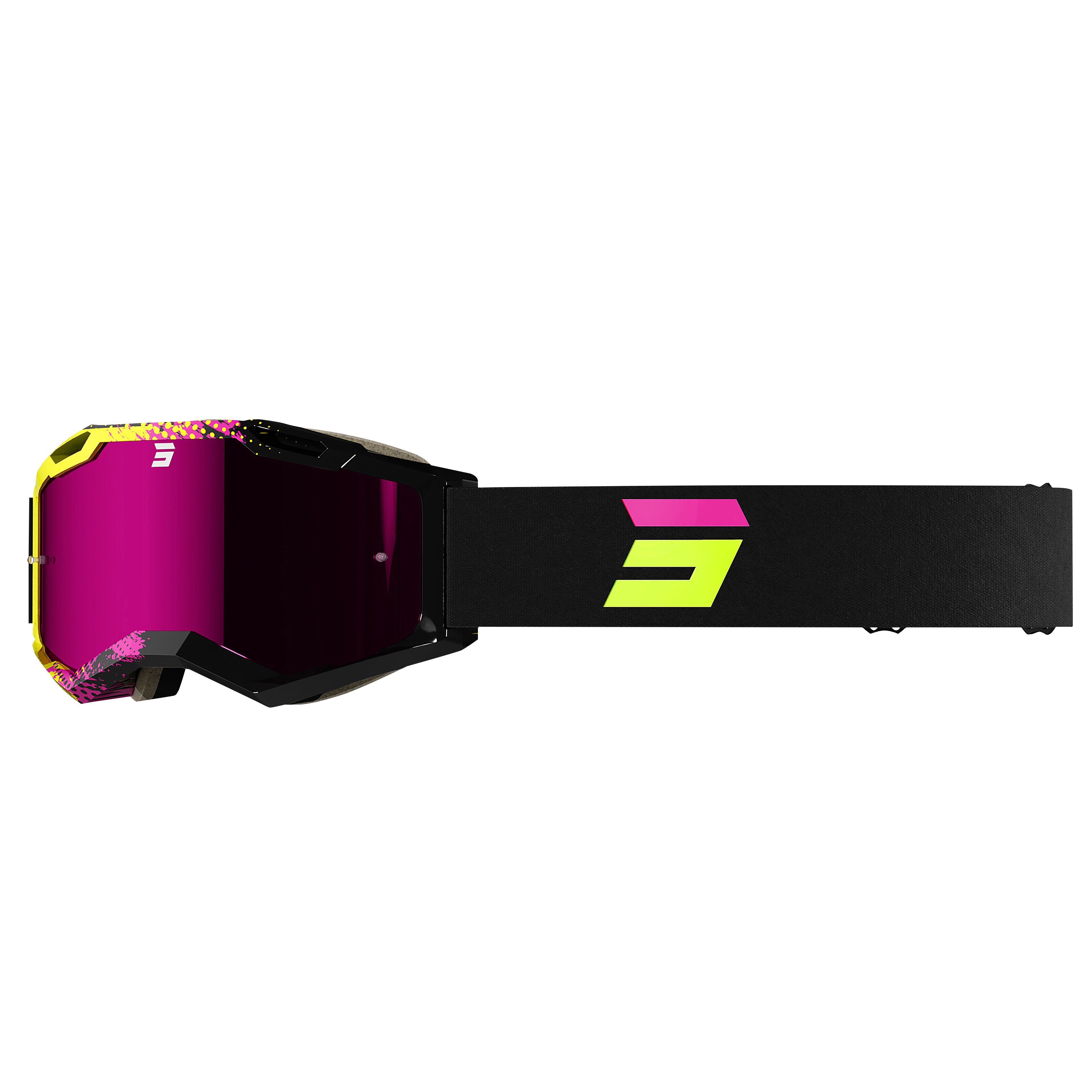 Masque cross Shot IRIS 2.0 - FUSION BLACK GLOSSY 2023