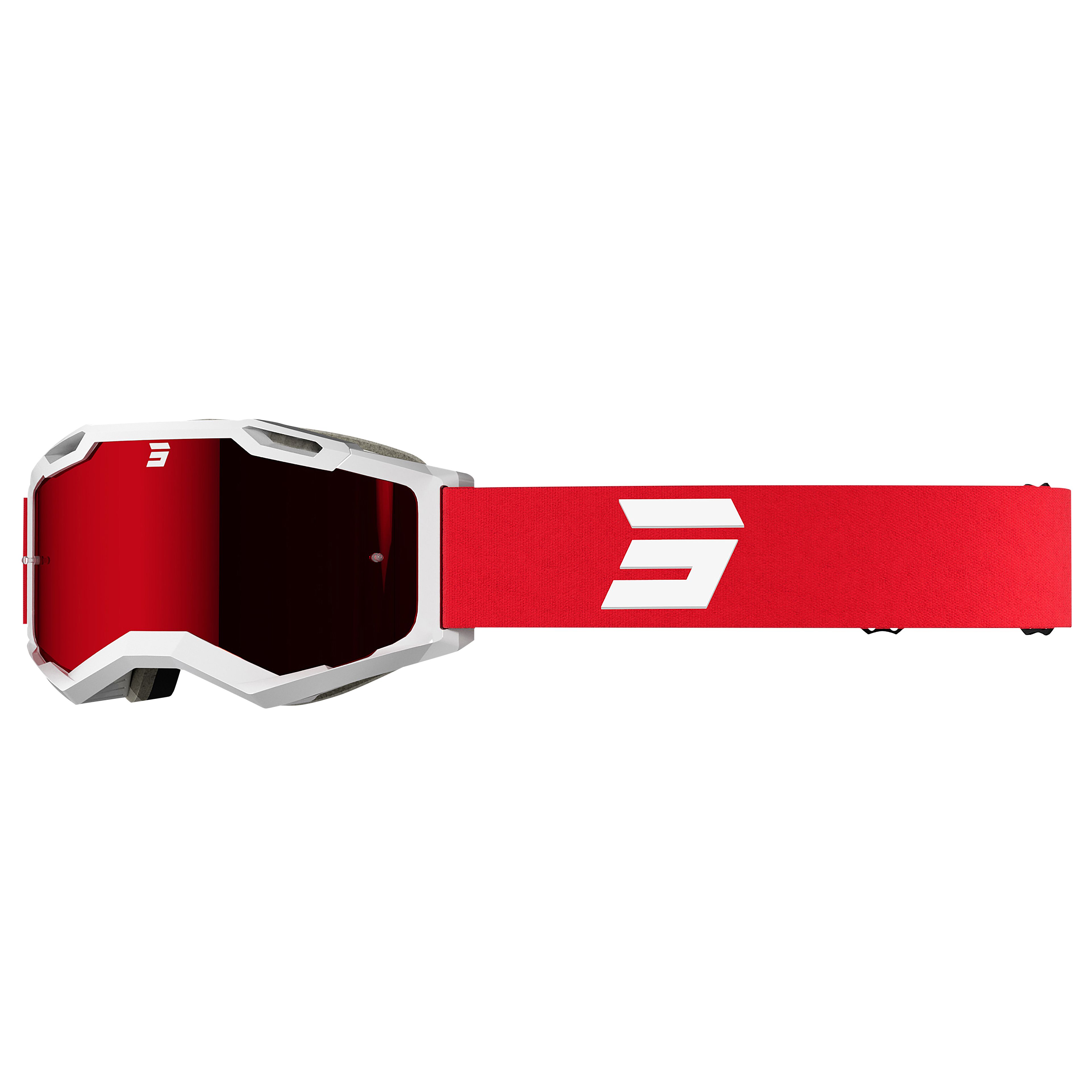 Masque cross Shot IRIS 2.0 - TECH WHITE RED GLOSSY 2023