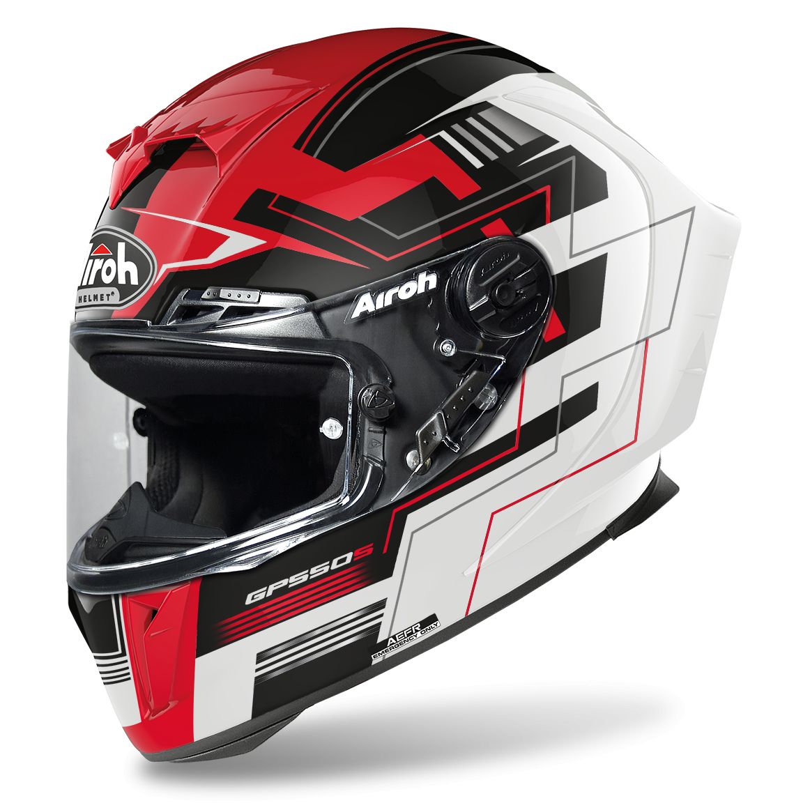 Image of Casque Airoh GP550 S - CHALLENGE - RED GLOSS