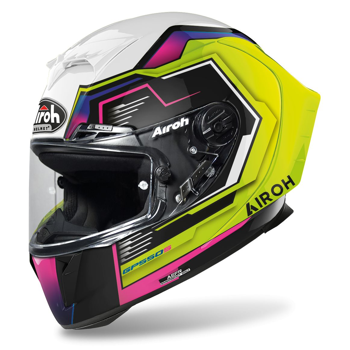 Image of Casque Airoh GP550 S - RUSH - MULTICOLOR GLOSS