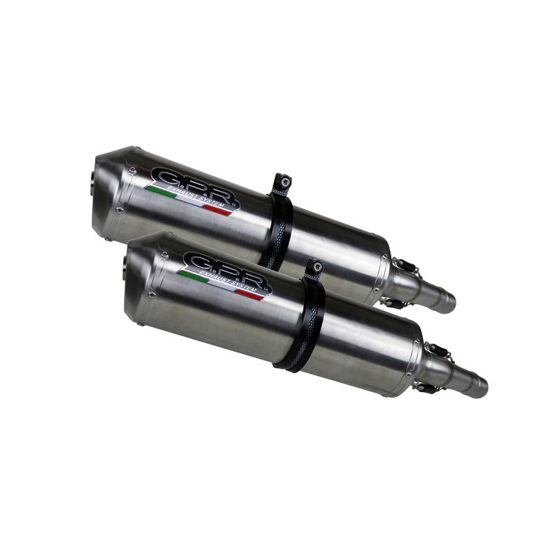 Silencieux GPR SATINOX DOUBLE