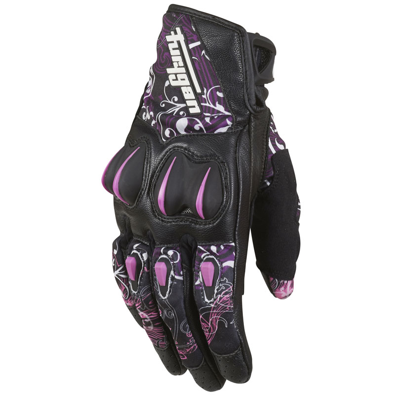 Gants Furygan GRAPHIC LADY NOIR ROSE