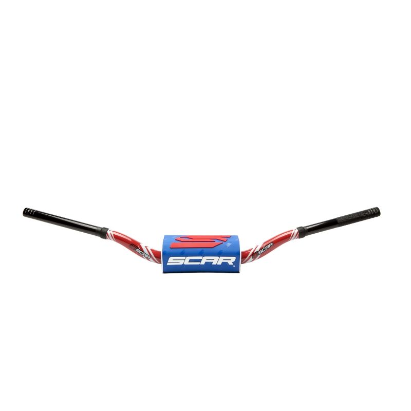 SCAR Guidon Scar O² COLOR Ø28,6 - 65/85 High Mini RC Style RED — rouge