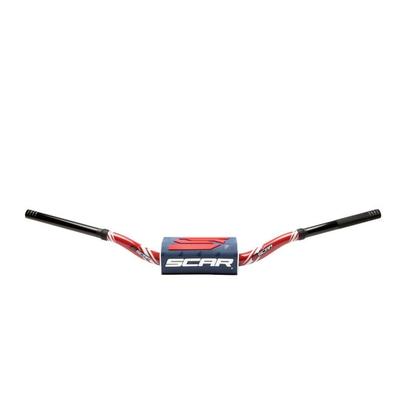 Guidon Scar O² COLOR Ø28,6 - 65/85 High Mini RC Style RED