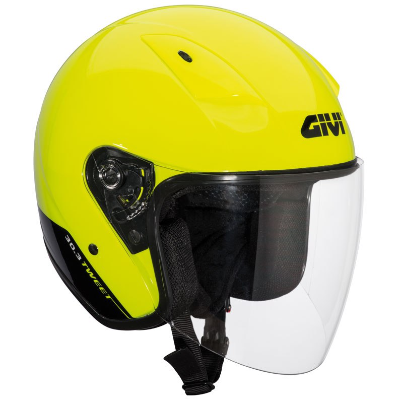 Casque Givi 303 Tweet Fluo Casque Jet Motoblouzcom
