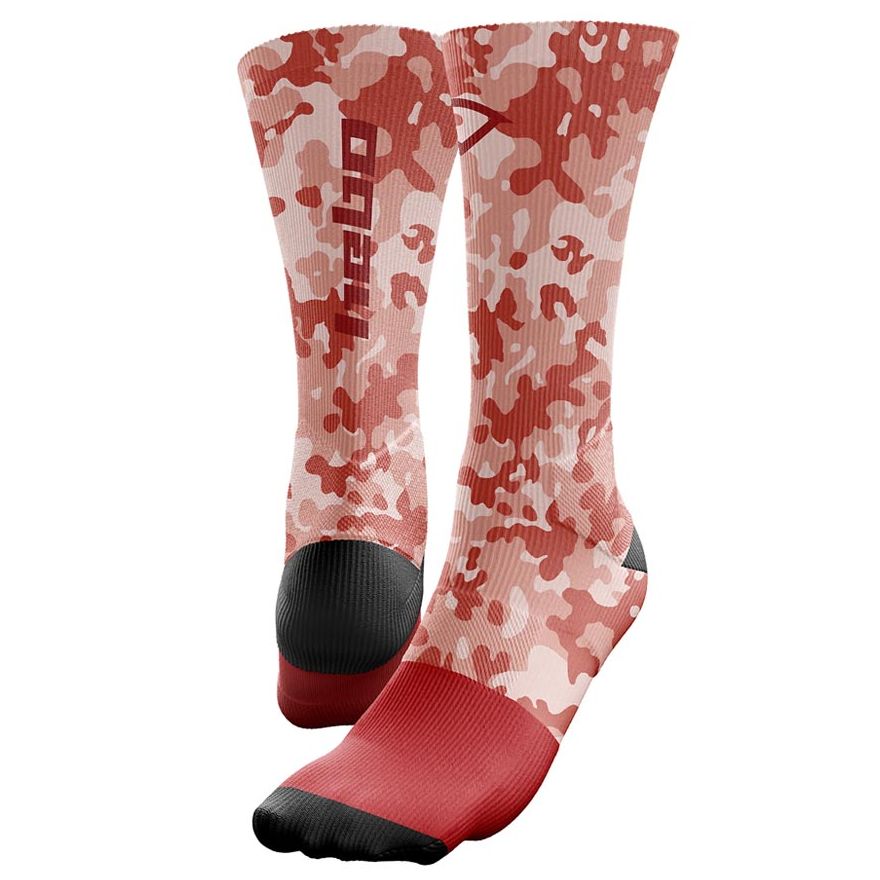 Image of Chaussettes MX Hebo SOCKS CAMO RED