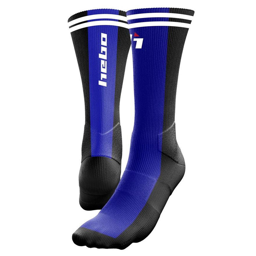 Image of Chaussettes Hebo SOCKS DOMINICANA BLUE