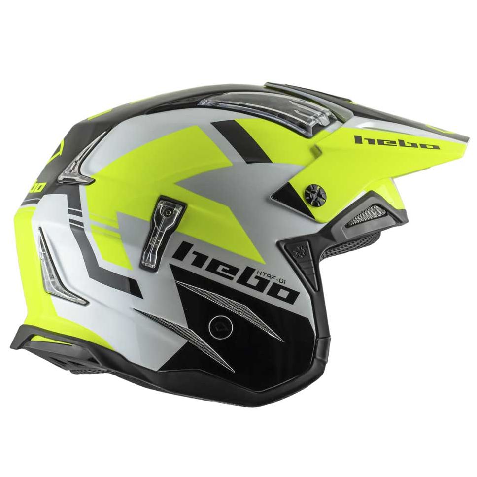 Image of Casque trial Hebo BALANCE YELLOW FLUO 2022
