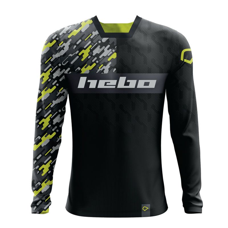 Image of Maillot trial Hebo CAMO LIME 2022