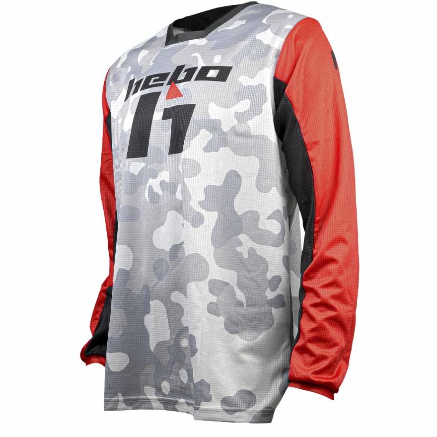 Image of Maillot cross Hebo STRATOS 2 WHITE 2022
