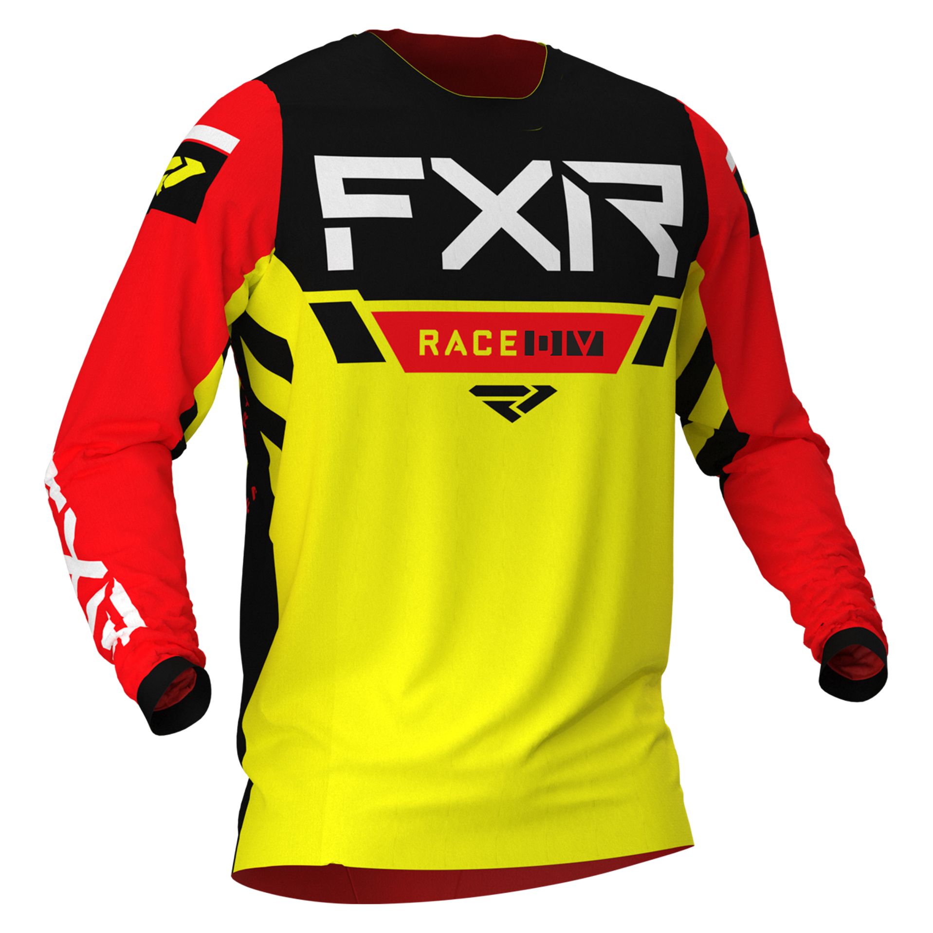 Image of Maillot cross FXR HELIUM YELLOW/BLACK/RED 2021