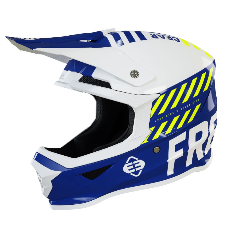 Image of Casque cross Shot by Freegun XP-4 DANGER NAVY GLOSSY 2022