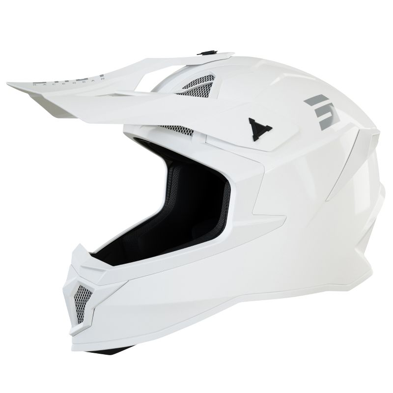 Image of Casque cross Shot LITE SOLID - WHITE GLOSSY 2022