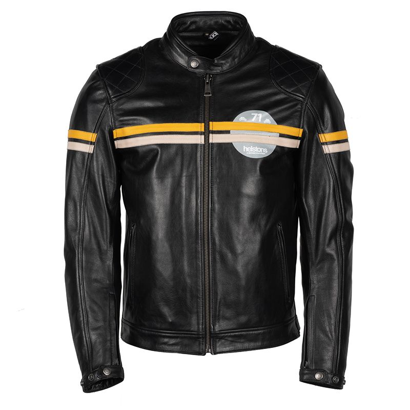 Image of Blouson Helstons CHEVY CUIR BUFFALO
