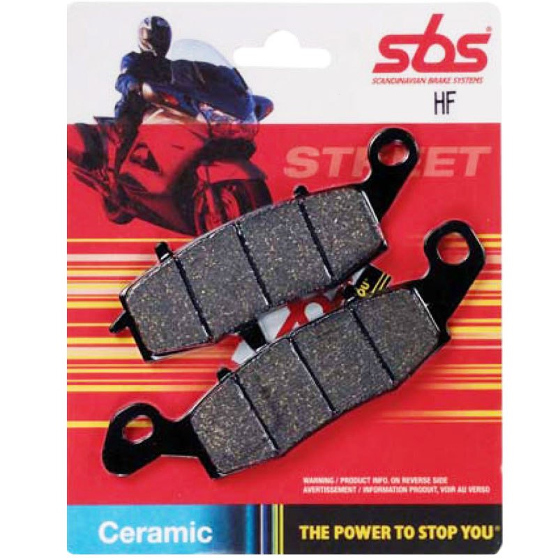 Plaquettes de freins SBS 549H.HF Organique Arrière