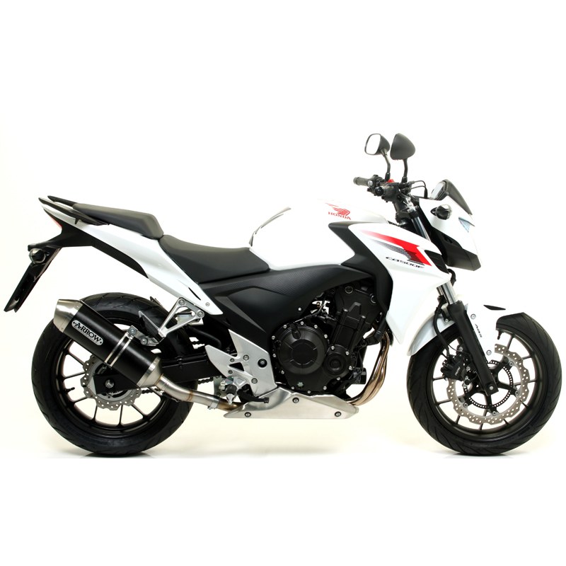 Silencieux Arrow Alu dark race-tech embout acier