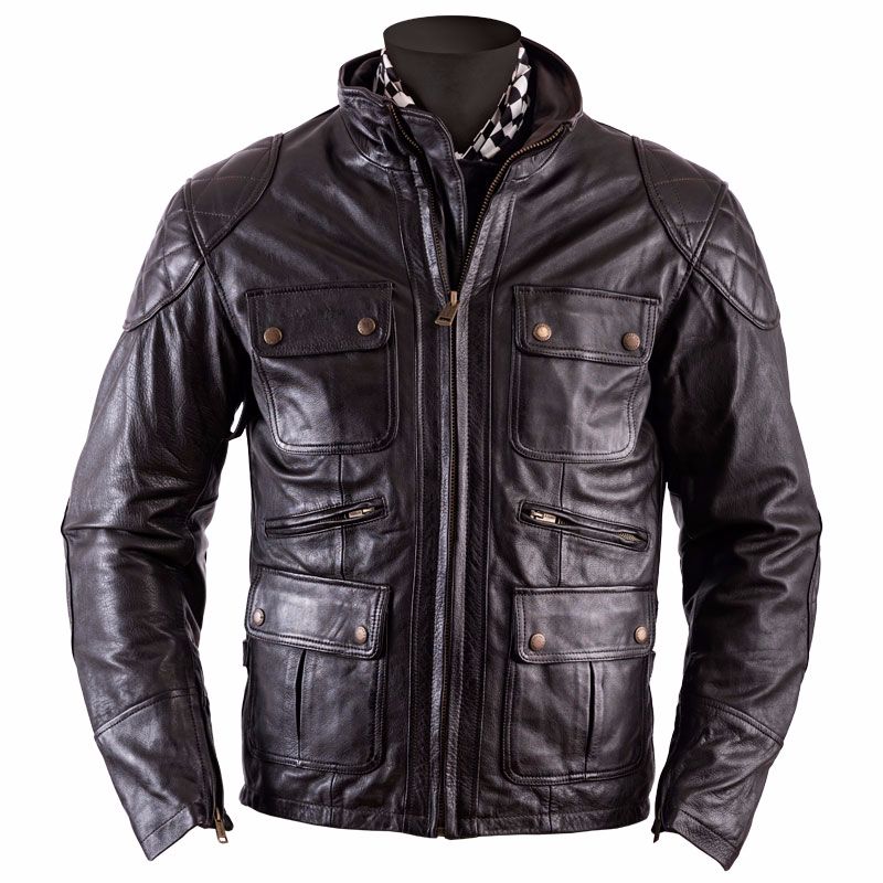 Blouson Helstons Hunt - Cuir Rag