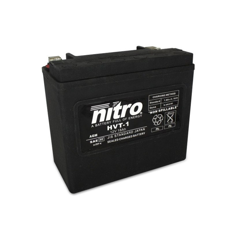 Image of Batterie Nitro HVT 01-SLA FERME TYPE ACIDE SANS ENTRETIEN/PRÊTE À L'EMPLOI