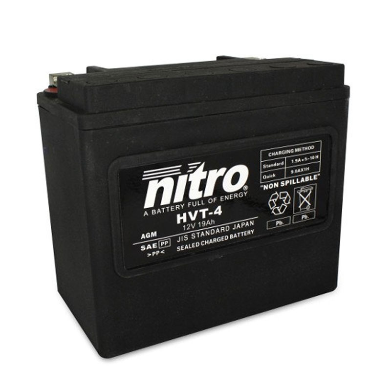 Image of Batterie Nitro HVT 04-SLA FERME TYPE ACIDE SANS ENTRETIEN/PRÊTE À L'EMPLOI
