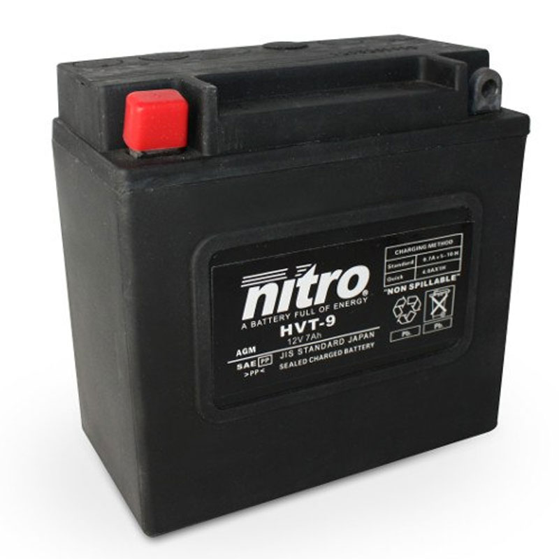 Image of Batterie Nitro HVT 08 SLA FERME TYPE ACIDE SANS ENTRETIEN/PRÊTE À L'EMPLOI