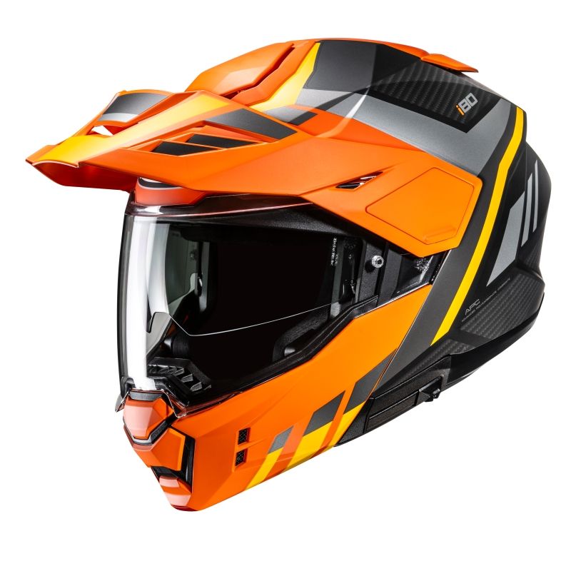HJC Casque modulable HJC I80 - IMES — noir, gris et orange