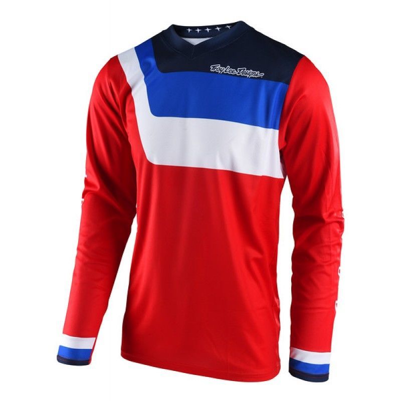 Image of Maillot cross TroyLee design GP AIR PRISMA RED 2020