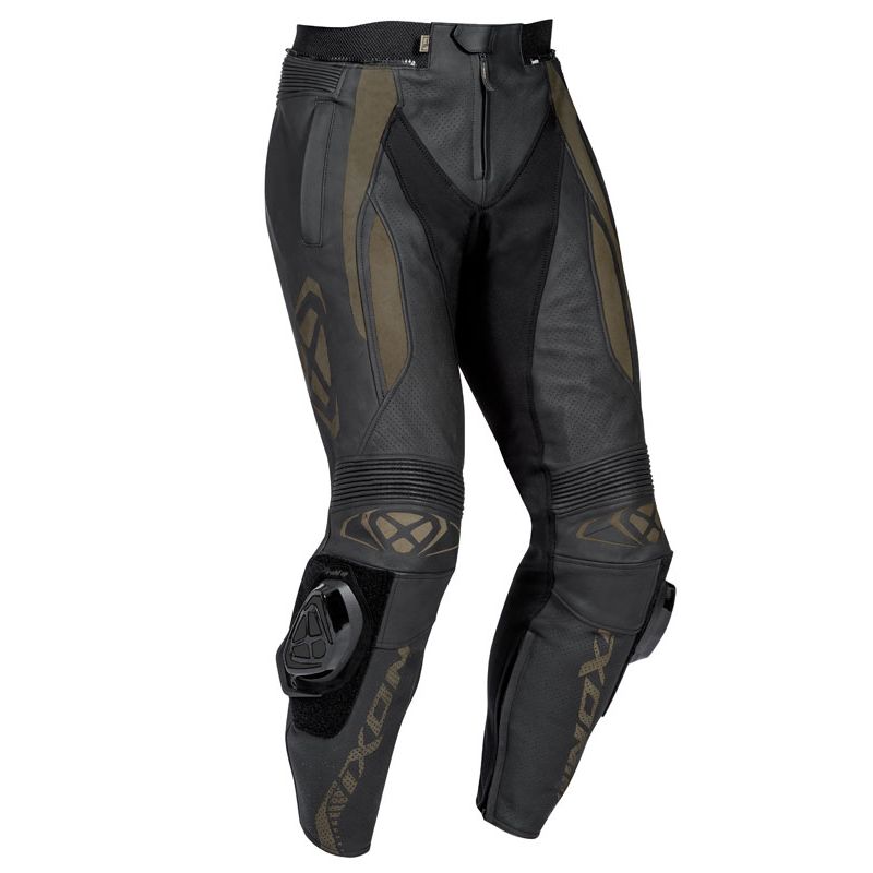 Image of Ixon Vortex 2 Pantalon en cuir de moto Noir S