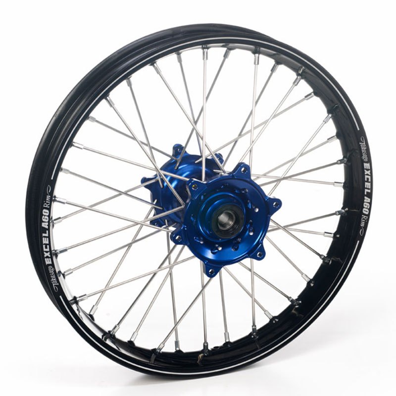 Roue Haan Wheels arrière dimension 18x2.15 Noir/Bleu