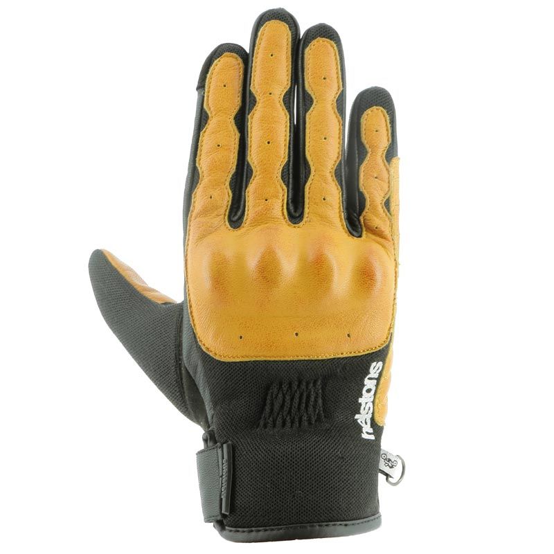 HELSTONS Gants Helstons GO — noir et jaune