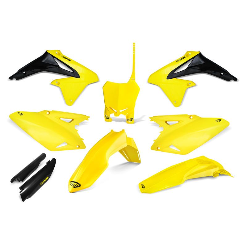 Kit plastiques CYCRA POWERFLOW JAUNE