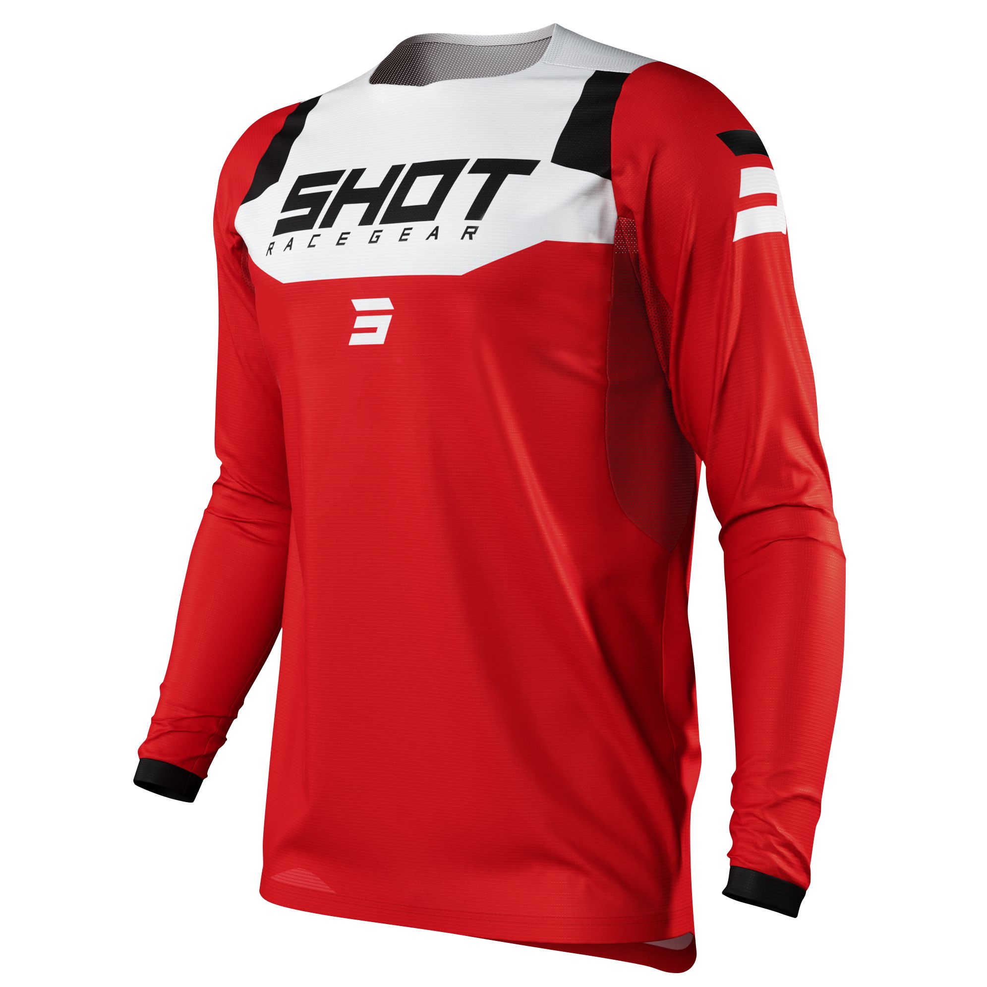Maillot cross Shot CONTACT - CHASE RED 2022